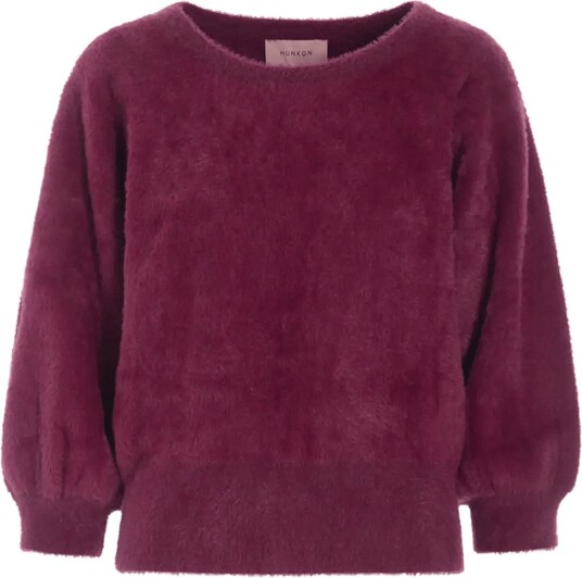 Hunkøn Enya Knit Blouse OXBLOOD L Hunkøn Enya Knit Blouse OXBLOOD L