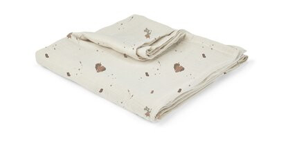 nuuroo Pusleunderlag Minnie Cream Unicorn 120 x 120 cm