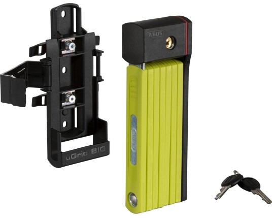Sykkellås ABUS uGrip Bordo 5700K/100 + SH Lime