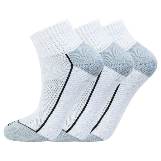 Endurance Avery Quarter 3-pack sokker White 35-38 Endurance Avery Quarter 3-pack sokker White 35-38