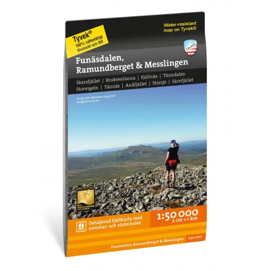 Calazo förlag Funäsdalen Ramundberget Messlingen 1:50.000 OneSize, NoColour