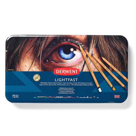 Derwent Lightfast Fargeblyanter 72-sett