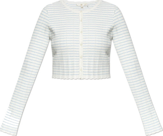 Loveshackfancy Dame Strikkevarer Hvit L, Loveshackfancy Dame Strikkevarer Hvit L,