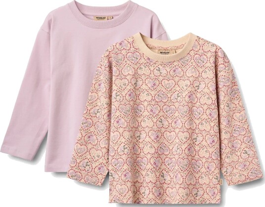 Wheat 2 T Shirt L/S Dixie Purple 104