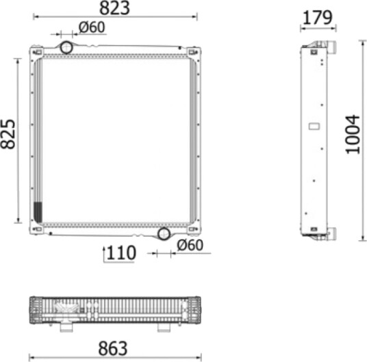 Radiator MAHLE ORIGINAL CR 2667 000P