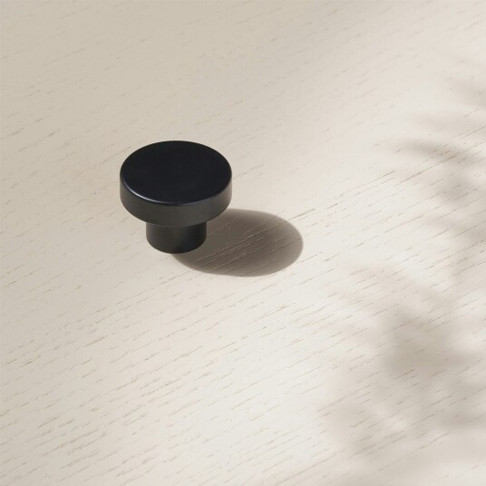 Beslag Design Circular Knott Toniton Svart