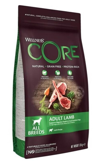 CORE Hundemat Tørrfôr med Lam for Voksne Hunder 1,8 kg CORE Hundemat Tørrfôr med Lam for Voksne Hunder 1,8 kg