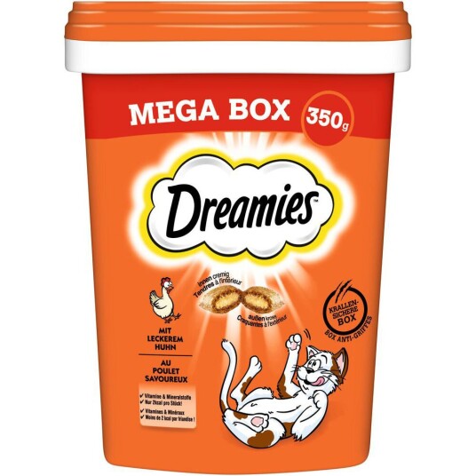 Dreamies Megaboks Kylling (2 X 350 G) Dreamies Megaboks Kylling (2 X 350 G)