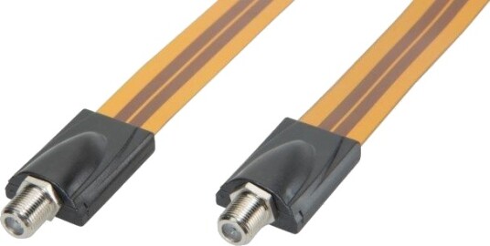 Pro Ekstra Tynn 0,2m F-Kabel med Vindusgjennomføring Transparent