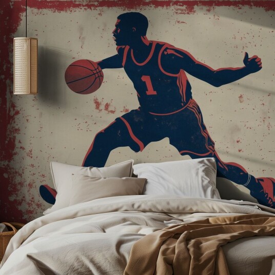 Tapet   Basketballspiller