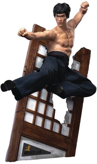 Bruce Lee  1/6 Scale Polyresin Statue  Flying Kick