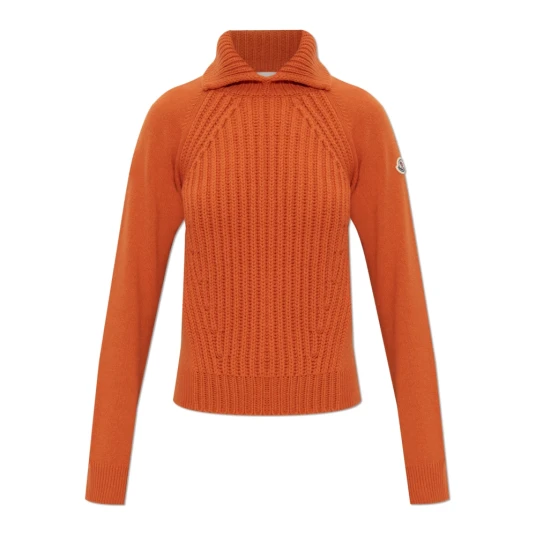 Moncler Dame Strikkevarer Oransje M Moncler Dame Strikkevarer Oransje M