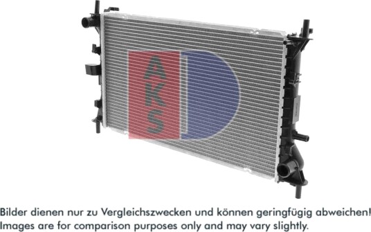 AKS DASIS 091480N Radiator motorkjøling