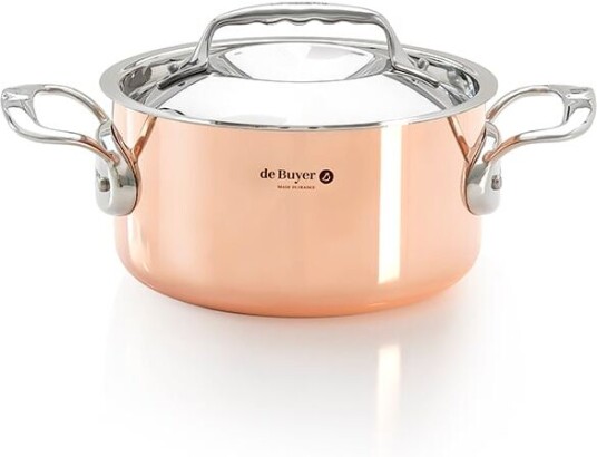 De Buyer Prima Matera gryte med lokk induksjon 16 cm De Buyer Prima Matera gryte med lokk induksjon 16 cm