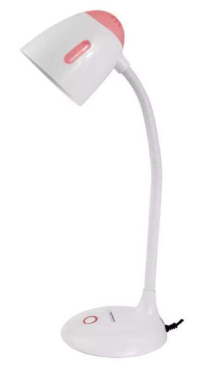 Esperanza - Skrivebordslampe med fleksibel arm - Hvit/rosa Esperanza - Skrivebordslampe med fleksibel arm - Hvit/rosa