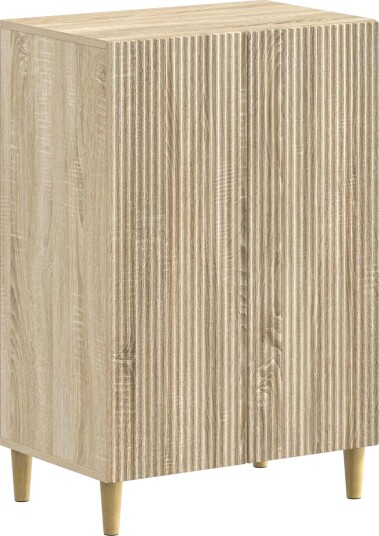 vidaXL Sko Skap ARNHEM 59,5 x 39,5 x 90 cm Konstruert tre Sonoma eik
