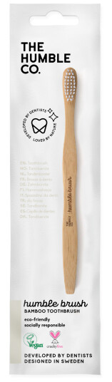 The Humble Co. Flat Curved Adult Soft White