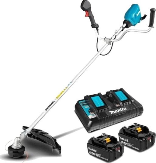 Makita Dur369apt2 Trådkutter Nylontråd D Sløyfet Håndgrep 7000 Rpm Svart Blå Grå 43 Cm