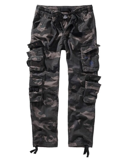 Brandit Pure Vintage Cargo Bukser   Slim Svart Brun Beige