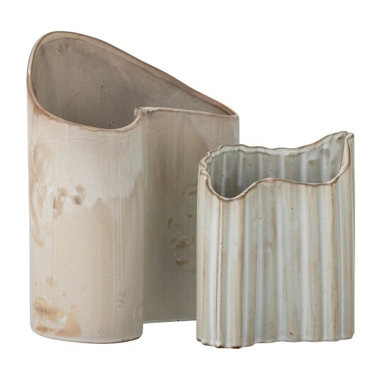 Bloomingville Henaj vase 2 deler Brun-beige 1607727-01-0 1728888-01-0 Bloomingville Henaj vase 2 deler Brun-beige 1607727-01-0 1728888-01-0