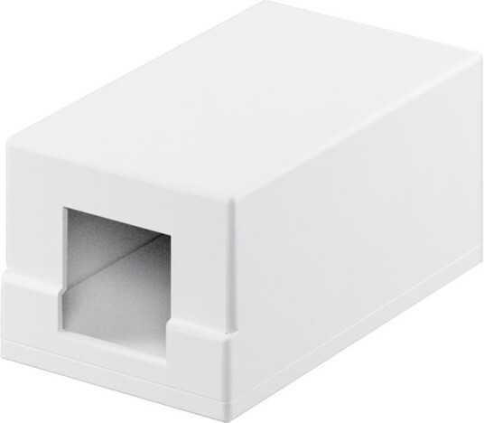 Goobay Keystone Tomt Deksel 1-Port med Snap-In Montering