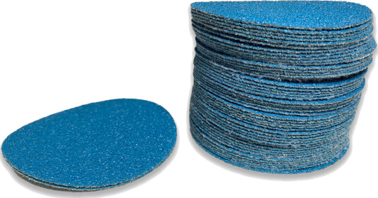 Ø50 mm slipeskiver uten hull 50 stk. Cool Blue Korn P40