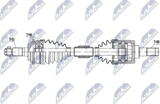 Nty Drivaksel NTY NPW MZ 088
