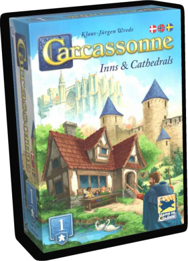 Carcassonne Utvidelse 1 Inns & Cathedrals (2025 Utgave)