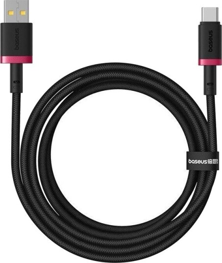 Baseus Dura Series Usb-A Til Usb-C-Kabel 60W 3A 2 M Rød P10377802u01-03