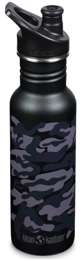 Klean Kanteen Kanteen Classic Narrow Sport Cap 532Ml/18Oz Black Camo