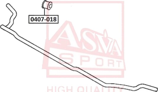 Foring, stabilisator ASVA 0407-018