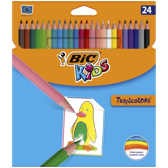 BIC Kids Tropicolors Fargeblyanter 24-set