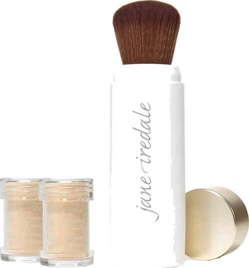 Jane Iredale PowderMe SPF 30 Refillable Brush Golden 5 g Jane Iredale PowderMe SPF 30 Refillable Brush Golden 5 g