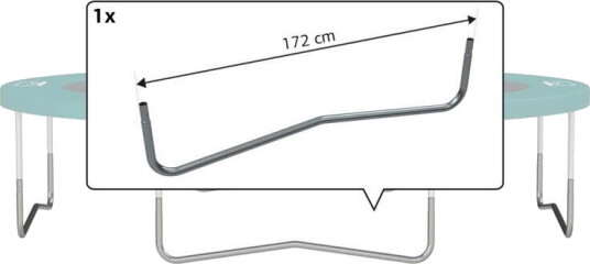 BERG Toys Favorit W-Leg For 430 Cm (172 Cm) W-Ben For Favorit Rund Trampoline 430 cm dia