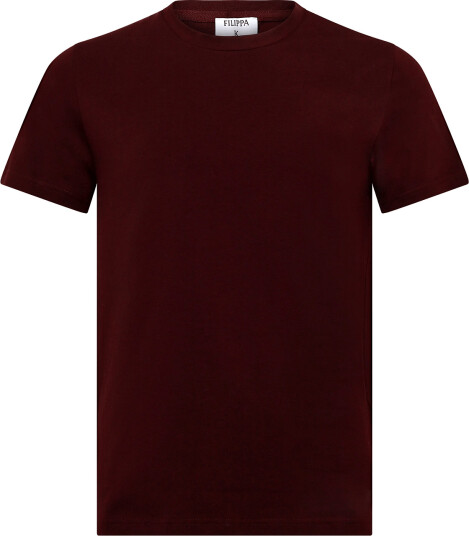 Filippa K Stretch Cotton Tee Burgundy XL