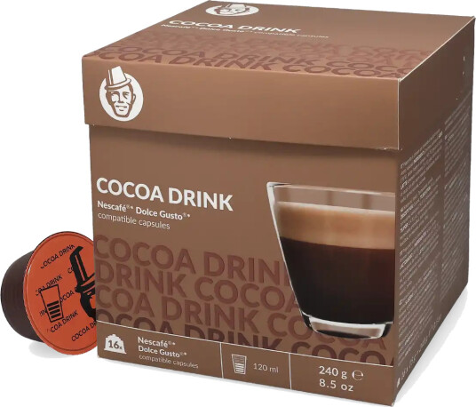 Kaffekapslen | Kakaodrikk 16 kapsler til Dolce Gusto