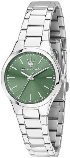 Maserati Dameklokke R8853151508 Classic Grønn/Stål Ø30 mm Maserati Dameklokke R8853151508 Classic Grønn/Stål Ø30 mm