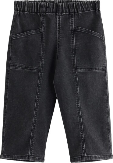Lindex Jeans With Balloon Fit Black 122