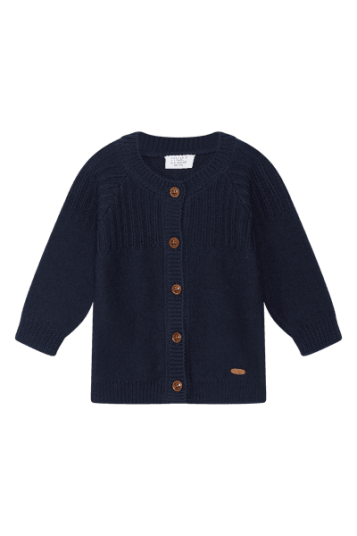 Hust And Claire Hust & Claire Curi Cardigan i ull til barn more navy 56
