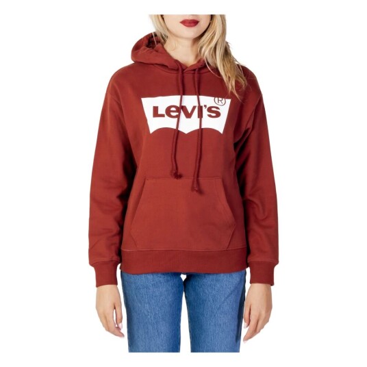 Levi's Grafisk standard hettegenser Sesongbadwing 18487-0164 Rød 2XS