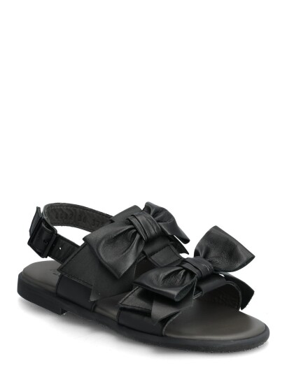 ANGULUS Sandals Flat Open Toe Op Black 31 ANGULUS Sandals Flat Open Toe Op Black 31
