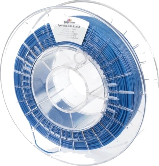 Spectrum S-Flex 85A Filament 1.75 mm 500 g Pacific Blue 80577 Spectrum S-Flex 85A Filament 1.75 mm 500 g Pacific Blue 80577