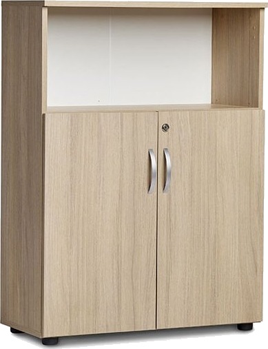 Kontorskab Ekoflex 800X1090 Mm, Eg Med Lave Døre Kontorskab Ekoflex 800X1090 Mm, Eg Med Lave Døre