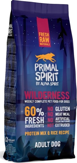 Primal Tørrfôr Spirit 60% Wilderness Hundefôr 12 kg