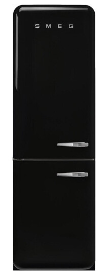 Smeg 50s Style Kjøle-/Fryseskap Svart FAB32LBL5 Smeg 50s Style Kjøle-/Fryseskap Svart FAB32LBL5