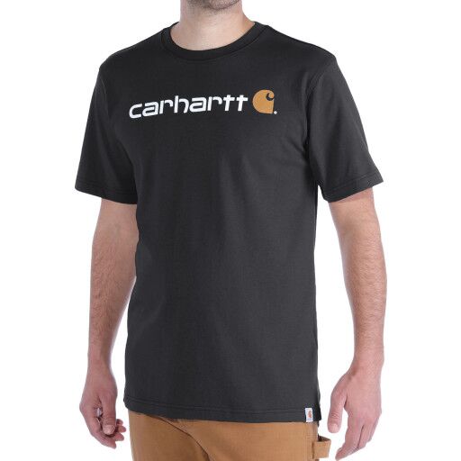 Carhartt EMEA Core Logo Workwear Short Sleeve T-skjorte S Svart Carhartt EMEA Core Logo Workwear Short Sleeve T-skjorte S Svart