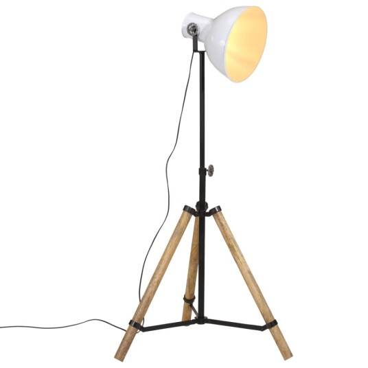 Gulvlampe 25 W hvit 75x75x90-150 cm E27 Gulvlampe 25 W hvit 75x75x90-150 cm E27
