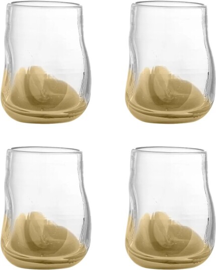 Bloomingville Ballard drikkeglass 4-pakning Natur Bloomingville Ballard drikkeglass 4-pakning Natur