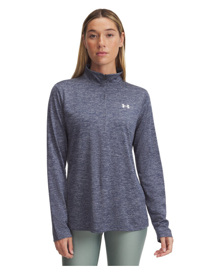 Under Armour Tech 1/2 Zip- Twist - Navy - XXL