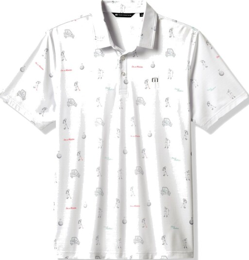 Travis Mathew On A Mission Polo Hvit Golf pologenser herre White Medium
